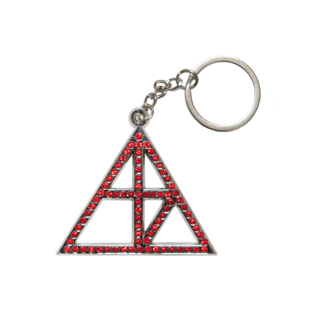 Logo Rhinestone Keychain