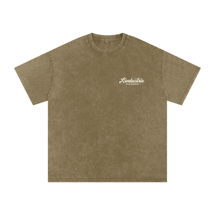 'Home of the Burrata Slice' Washed T-Shirt (L'Industrie)